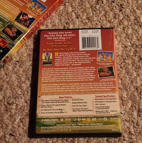 The Lion King 1 1/2 DVD - Picture 6 of 6